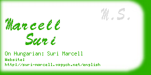 marcell suri business card